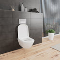 WC-Sitz D900 D-Form Weiß mit Absenkautomatik