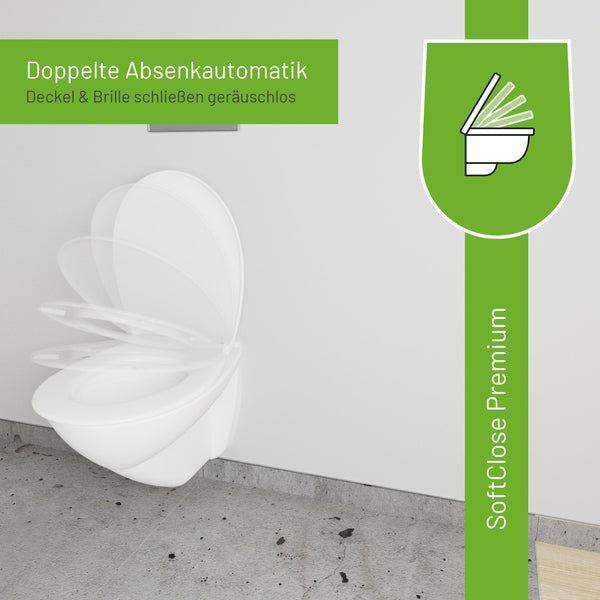 Biologisch abbaubarer Einweg-Toilettensitzbezug aus Kunststoff ( 50 St –  Vestavo