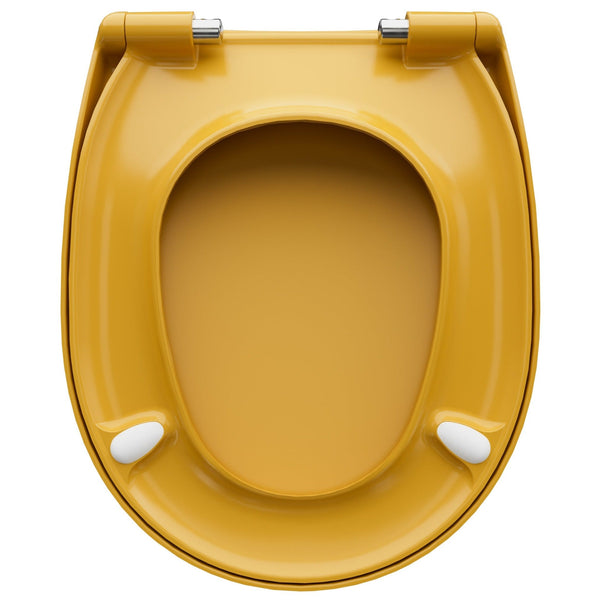 WC-Sitz C100 Curry Gelb oval mit Absenkautomatik