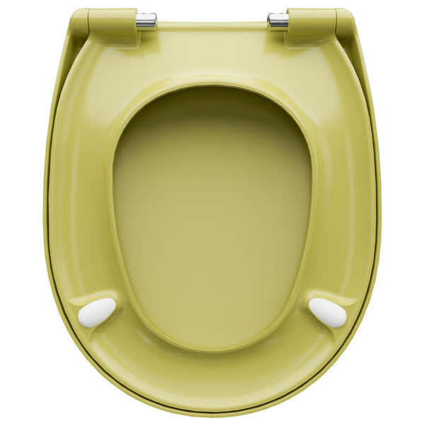WC-Sitz C100 Moos Grün oval mit Absenkautomatik