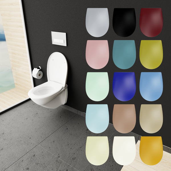 LUVETT C100 - Ovaler WC-Sitz in 17 Farben