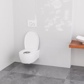 WC-Sitz C490 "Familie" mit integrierter Kindersitz-Einlage (weiß) und Absenkautomatik