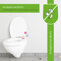 Barrierefreier WC-Sitz C602 "Senioren" mit 5 cm Sitzerhöhung und Absenkautomatik (ohne Griff)