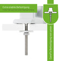 Barrierefreier WC-Sitz C602 "Senioren" mit 5 cm Sitzerhöhung und Absenkautomatik (ohne Griff)