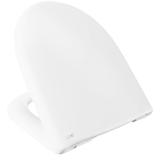 WC-Sitz D100 Weiß D-Form mit Absenkautomatik