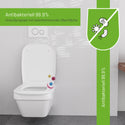 WC-Sitz D260 D-Form Weiß mit Absenkautomatik, u.a. für Duravit D-Code