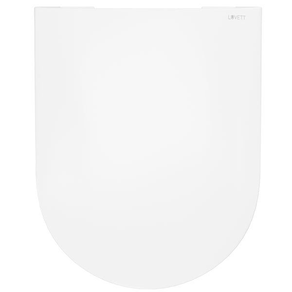 WC-Sitz D350 D-Form Weiß mit Absenkautomatik, u.a. für Vitra Integra
