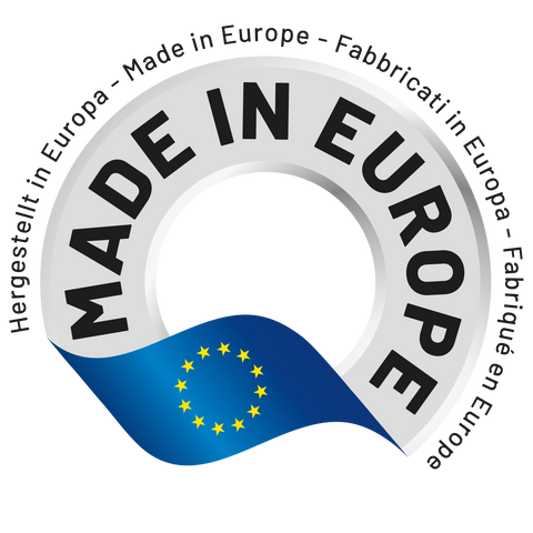 Logo: Hergestellt in Europa - Made in Europe