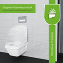 WC-Sitz Q600 Weiß eckig mit Absenkautomatik, u.a. für Geberit Renova Plan teilgeschlossen & Smyle Square