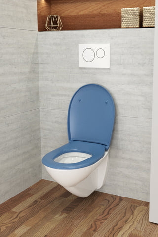 LUVETT C100 bermudablau - WC-Sitz auf Keramik