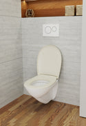 WC-Sitz C100 Jasmin Creme oval mit Absenkautomatik